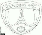 Paris şehri Paris Football Club, Paris FC, futbol kulübü rozeti