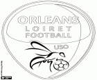 Logo Union sportive Orleans Loiret football, US Orleans, Orleans, başkenti Loiret ve,'ın Fransız Bölge Merkezi-Val de Loire