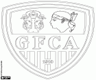 Gazélec Football Club Ajaccio, futbol club Ajaccio, Güney Korsika Adası Korsika olarak Fransız Bakanlığı başkenti Merkezi ile arması
