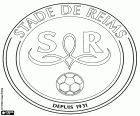 Stade de Reims, Reims, Marne, şehirde, Fransa, şampanya Ardennes bölgesi içinde Fransız futbol kulübü rozeti
