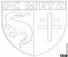 Football Club de Metz, Metz şehir kuzeydoğu Fransa futbol kulübü rozeti. Metz Lorraine, antik Bölge başkenti oldu, günümüzde Moselle bölümü başkentidir