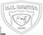 Sporting Club de Bastia, Bastia, Korsika Adası kuzeyinde yer şehir içinde futbol kulübü rozeti