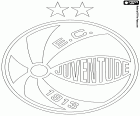Logo Esporte Clube Juventude, futbol kulübü Caxias Sul, şehir devlet Rio Grande do Sul, Brezilya güneyinde
