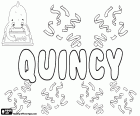 Quincy, erkek ve kız, Adı Soyadı Quincy, Quincey türevi gelen İngilizce olarak kullanılan adı