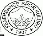 Fenerbahçe Spor Kulübü, Kadıköy, Istanbul Asya parçası ile Marmara Denizi kıyısında bir bölge içinde spor kulübü rozeti
