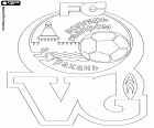 FK Volgar Astrakhan, Astrakhan, Volga Nehri ve Astrahan Oblast, Hazar Denizi bölgesinde, Güney Avrupa Rusya'nın başkenti liman kenti merkezli futbol kulübü logosu