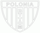Klub Sportowy Polonia Bytom, Bytom, Katowice metropolitan alanda, Güney Polonya Silezya Voyvodalığı parçasıdır şehir içinde futbol kulübü rozeti