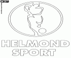 Helmond Sport, Helmond, Holland, Kuzey Brabant ili, güneyinde şehir futbol kulübü logosu