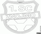 Rozeti 1. SC Znojmo FK, 1. Sport Club Znojmo Fotbalový klub, Güney Moravya ili Brno gelen 55 km için, futbol kulübü Znojmo, Çek Cumhuriyeti, Güneydoğu ile Avusturya sınırına yakın şehir merkezi ile bulunan