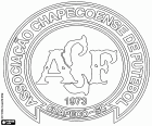 Rozet Associação Chapecoense de Futebol, futbol kulübü Chapecó, Santa Catarina devlet, iç şehir merkezi ile daha dan 600 km batıda Florianópolis için yer alan