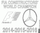 Mercedes F1 takımı üç kez FIA markalar dünya şampiyonu 2014, 2015 ve 2016, Mercedes takım için üç ardışık başlık var. Pilotlar Şampiyonası mücadele kadar son Grand Prix, Abu Dhabi için belgili tanımlık ilk durum aşağıdaki Nico Rosberg ve Lewis Hamilton, iki Mercedes sürücüleri arasında 2016 yılında