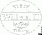 Logo Willem II, Tilburg, Hollanda, Kuzey Brabant province, Güney kenti bir futbol takımı. Kral II. Willem Tilburg şehir büyük bir hayırsever ve futbol kulübü adını onun onuruna
