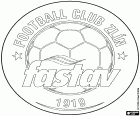 FC Fastav Zlín amblemi, Dřevnice Nehri'nin ve Zlín region, Çek Zlín'nin Doğu başkenti şehir içinde futbol takımı