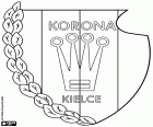 Kalkan Korona Kielce, Korona Spółka Akcyjna, Kielce, Świętokrzyskie Voyvodalığı, Polonya'nın güneydoğu merkezi alanında, Silnica Nehri'nin, şehir merkezi ile futbol kulübü