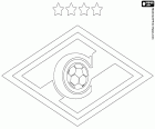 Spartak Moskova, Futbolʹnyĭ Klub Spartak Moskva, Moskova, Rus sermaye Merkezi ile futbol kulübü logosu. Bu kulüp halk takım olarak biliniyordu ve Sovyet zamanında bir önemli spor kulübü bir parçasıydı