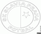 SK Slavia Prag, Sportovní klub Slavia Praha Fotbal AS, Prag, en kalabalık şehri ve Çek Cumhuriyeti başkenti Merkezi ile bir spor kulübü futbol kulübü rozeti