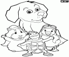 Linny, Tuck ve Ming Ming, üç kahramanları ile belgili tanımlık köpek yavrusu evcil hayvan. Bu serüveni Wonder Pets kahramanları