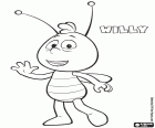 Willy Maya bee, filmin önemli bir karakter dostumuz  Arı Maya: bal oyunları nda