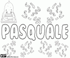 Pasquale, İtalyanca erkek adı, Latince Paschalis türetilmiştir, anlamı "Paskalya"