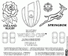 İngiltere v Güney Afrika, Red Roses vs Springboks, 2 Kasım 2019 tarihinde Uluslararası Yokohama Stadyumu Yokohama, Yokohama City, Kanagawa Prefecture, Japonya'da oynanacak 2019 Dünya Rugby Şampiyonası'nın finalidir.