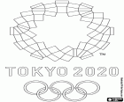 Tokyo 2020 Olimpiyat Oyunları'nın resmi logosunun yer yaptığı bir boyama sayfası. Covid-19 koronavirüs salgını nedeniyle Tokyo 2020 Olimpiyat Oyunları ertelendi ve son olarak 23 Temmuz-8 Ağustos 2021 tarihleri arasında Japonya'nın başkentinde düzenlendi.