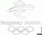 Çin Halk Cumhuriyeti'nin başkenti Pekin'de 4-20 Şubat 2022 tarihleri arasında düzenlenecek Kış Olimpiyat Oyunları'nın logosu