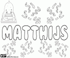 Matthijs, Mathijs ve Matthias'ın varyantı, Hollandaca eril isim, İncil kökenli Yunanca Matthias adından türetilmiştir