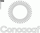 CONCACAF, Kuzey, Orta Amerika ve Karayip Futbol Konfederasyonu'nun logosu. CONCACAF, Guyana, Surinam ve Fransız Guyanası'nı da içeren Kuzey Amerika, Orta Amerika ve Karayip adalarındaki ulusal futbol federasyonlarının konfederasyonudur. Bu organizasyon Mexico City'de kurulmuştur ve şu anki genel merkezi Miami, Amerika Birleşik Devletleri'nde bulunmaktadır