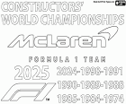 McLaren, 2025'te 10. kez F1 şampiyonu o boyama