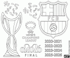 FC Barcelona, Şampiyonlar Ligi 2025-202 boyama