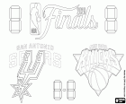 Spurs - Knicks, NBA Finalleri 2026 boyama