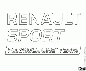 Renault Sport F1 Team logosu boyama