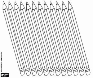 Renkli kalemler boyama