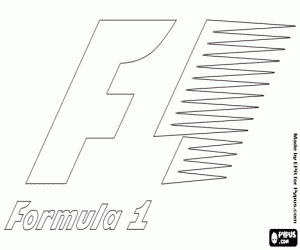 Resmi Logo Formula 1 boyama