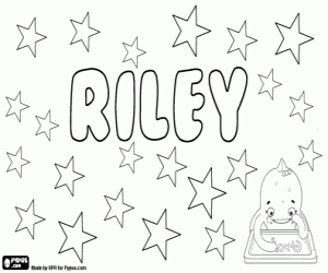 Riley, unisex isim boyama