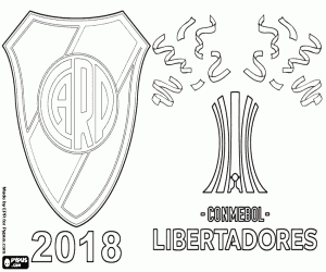 River Plate, şampiyon Libertadores 2018 boyama