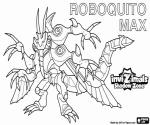 Roboquito Max, Invizimals Shadow Zone boyama