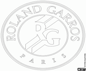 Roland Garros logosu boyama