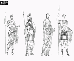 Roma İmparatorluğu'nun erkekler boyama