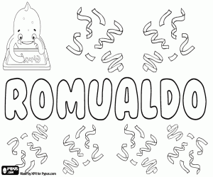 Romualdo, erkek adı boyama
