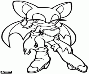 Rouge the Bat, Sonic boyama
