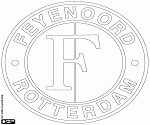 Rozet Feyenoord Rotterdam boyama