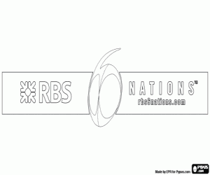 Rugby Six Nations logosu boyama