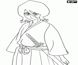 Rukia Kuchiki, Bleach karakteri boyama