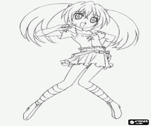 Runo, Bakugan karakter boyama