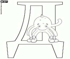 Rus harfi Д ile Pypus boyama