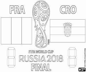 Rusya 2018 FIFA Dünya Kulüpler Kupası Finali boyama