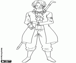 Sabo, karakter One Piece boyama