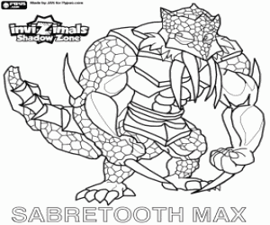 Sabretooth Max, Invizimals Shadow Zone boyama
