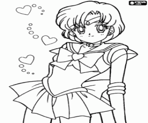 Sailor Mercury boyama